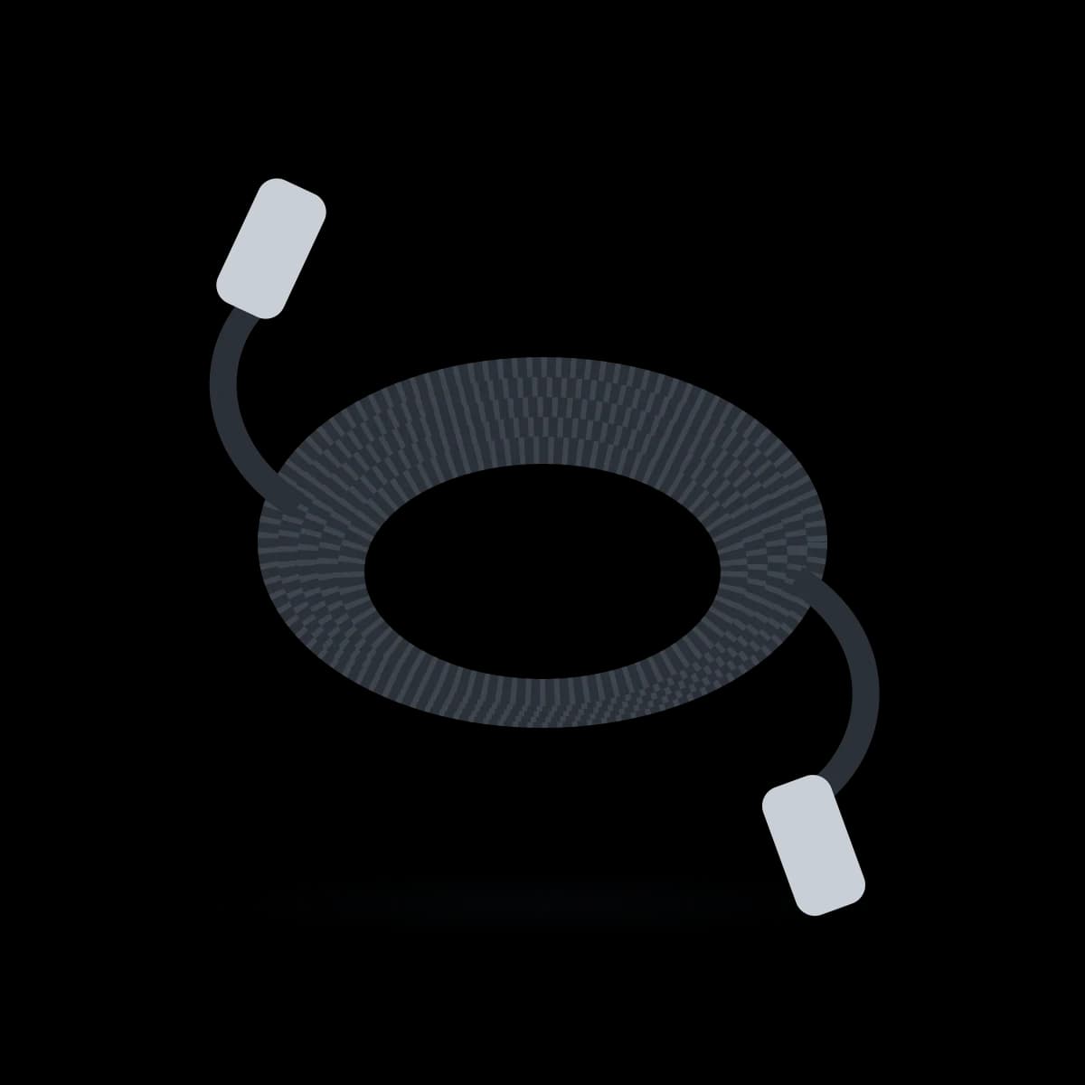 Câble USB-C vers USB-C tressé