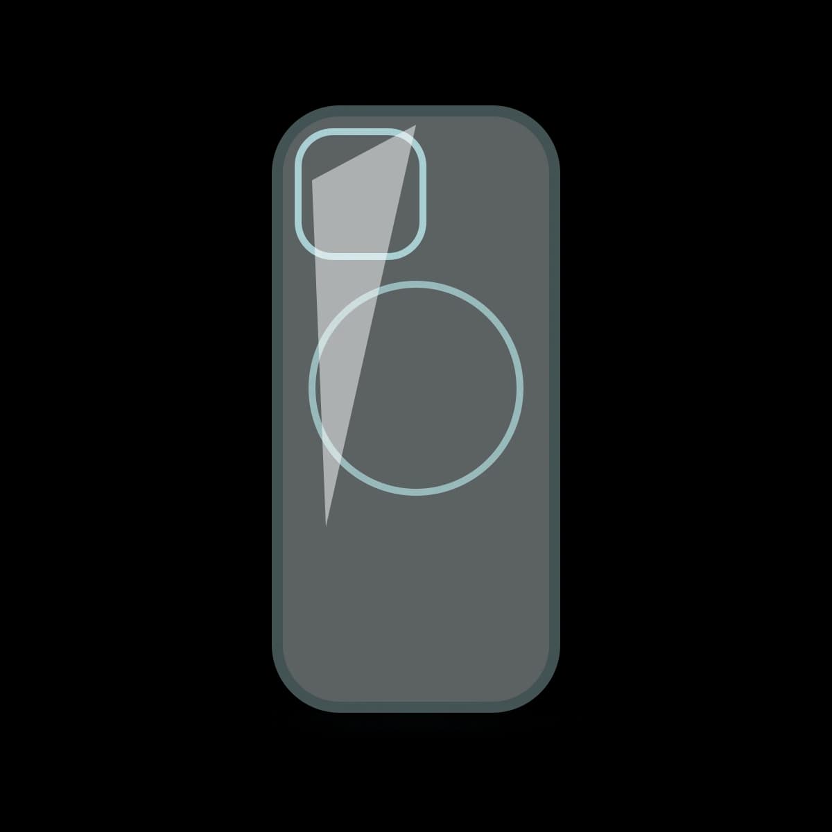 Coque MagSafe transparente